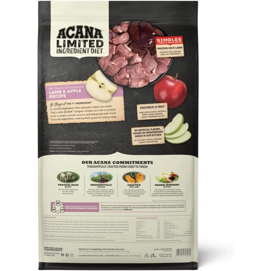 Acana Singles Lamb & Apple Dog Food