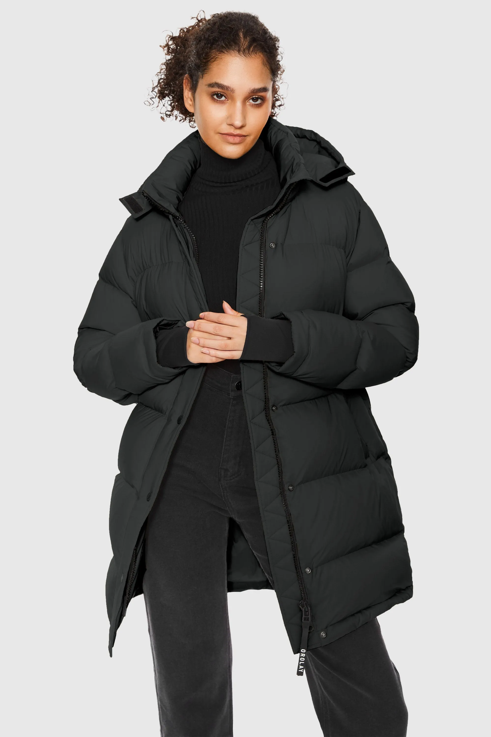 Aurora Detachable Hood Down Puffer