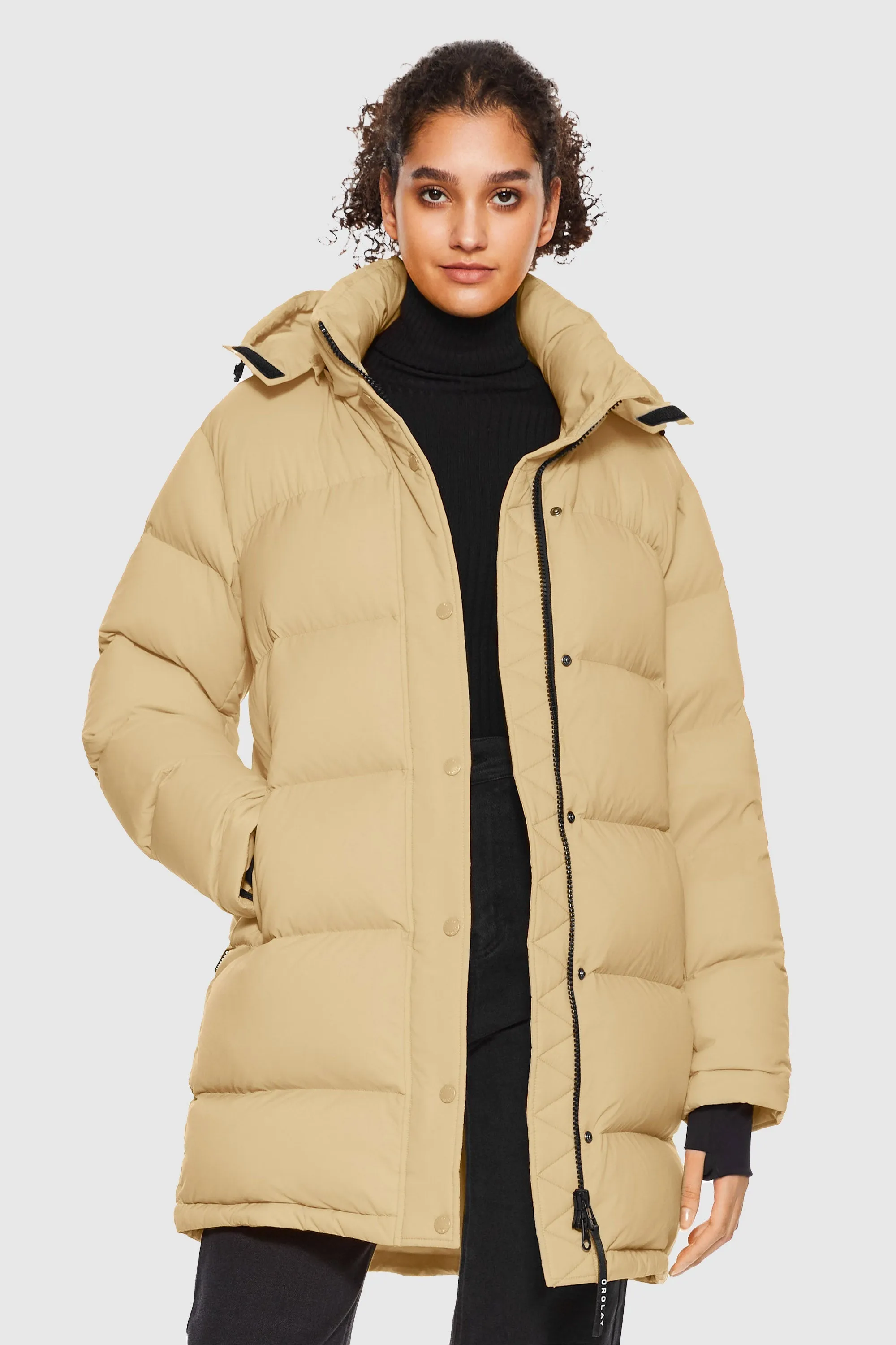 Aurora Detachable Hood Down Puffer