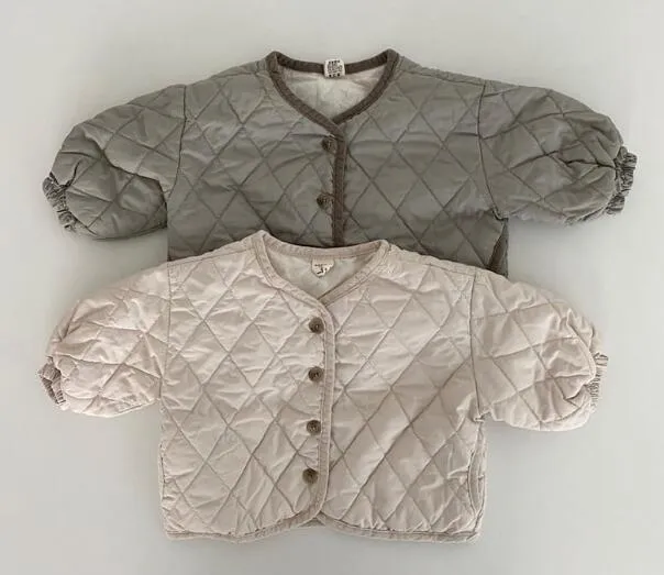 Baby wrapped cotton coat