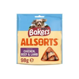 Bakers Chicken, Beef & Lamb Allsorts Dog Treats 6 x 98g