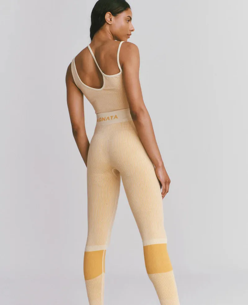 BALLET LEGGING - MARIGOLD/PISTACHIO