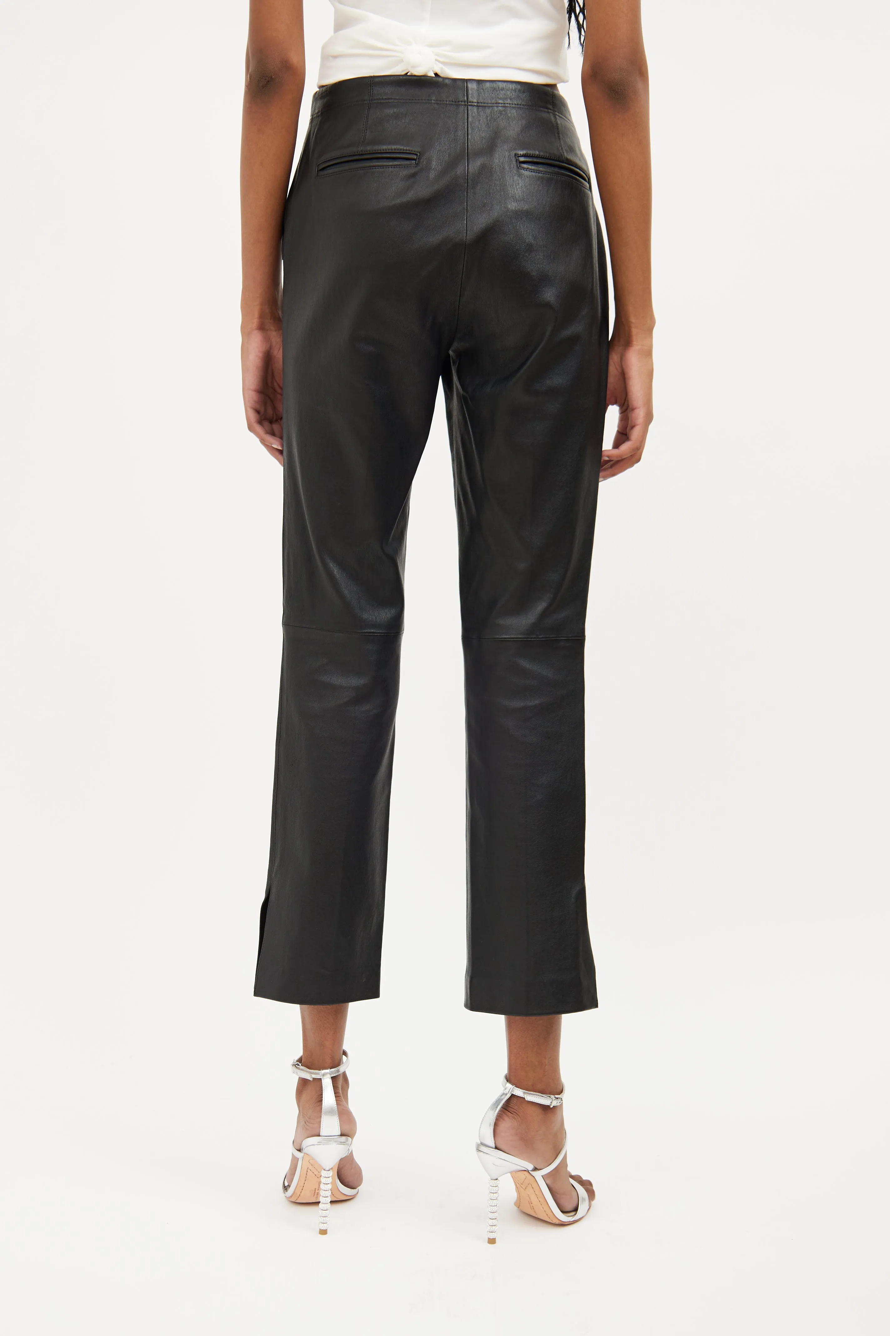 Black Leather Pant