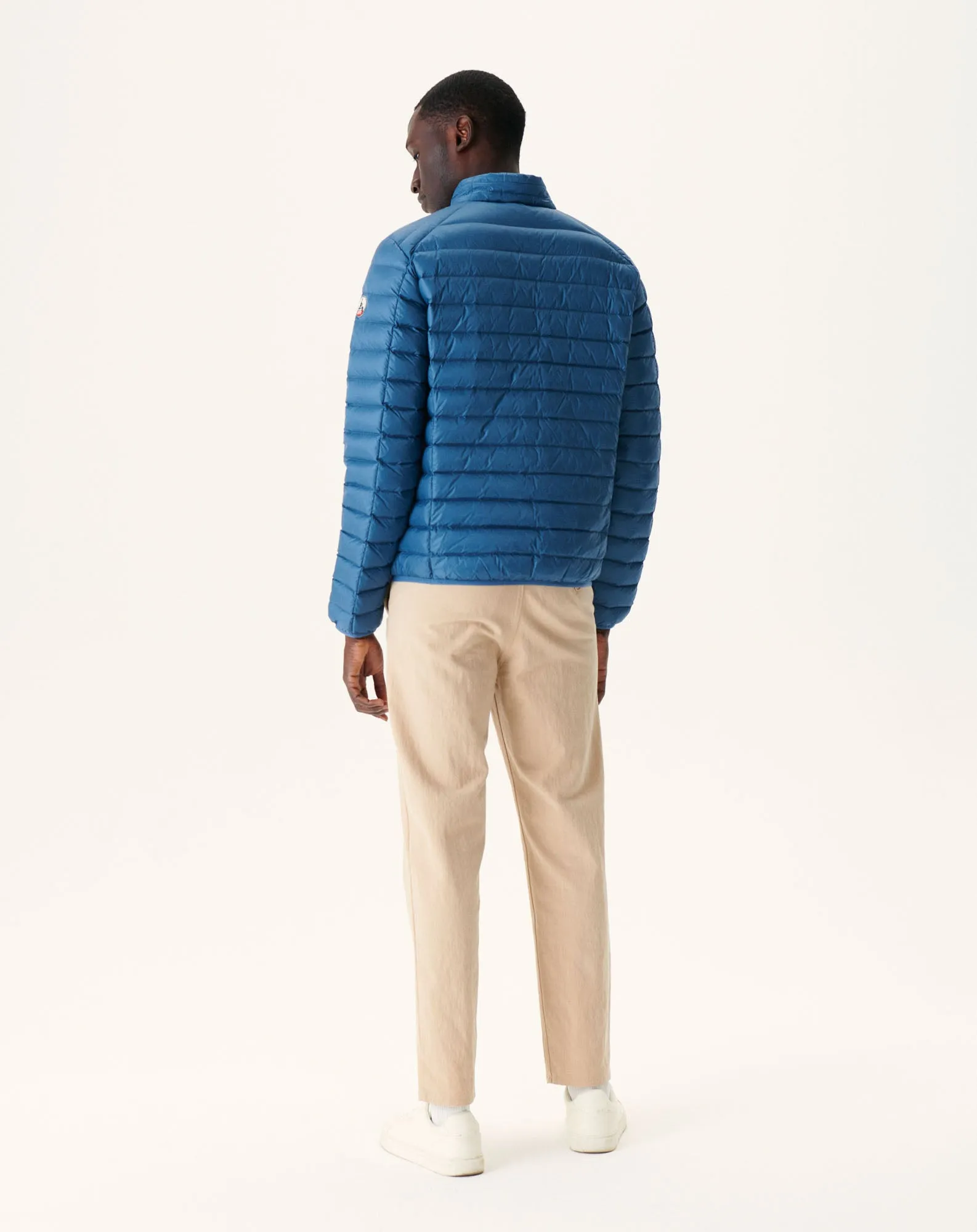 Blue jeans Lightweight down jacket Mat