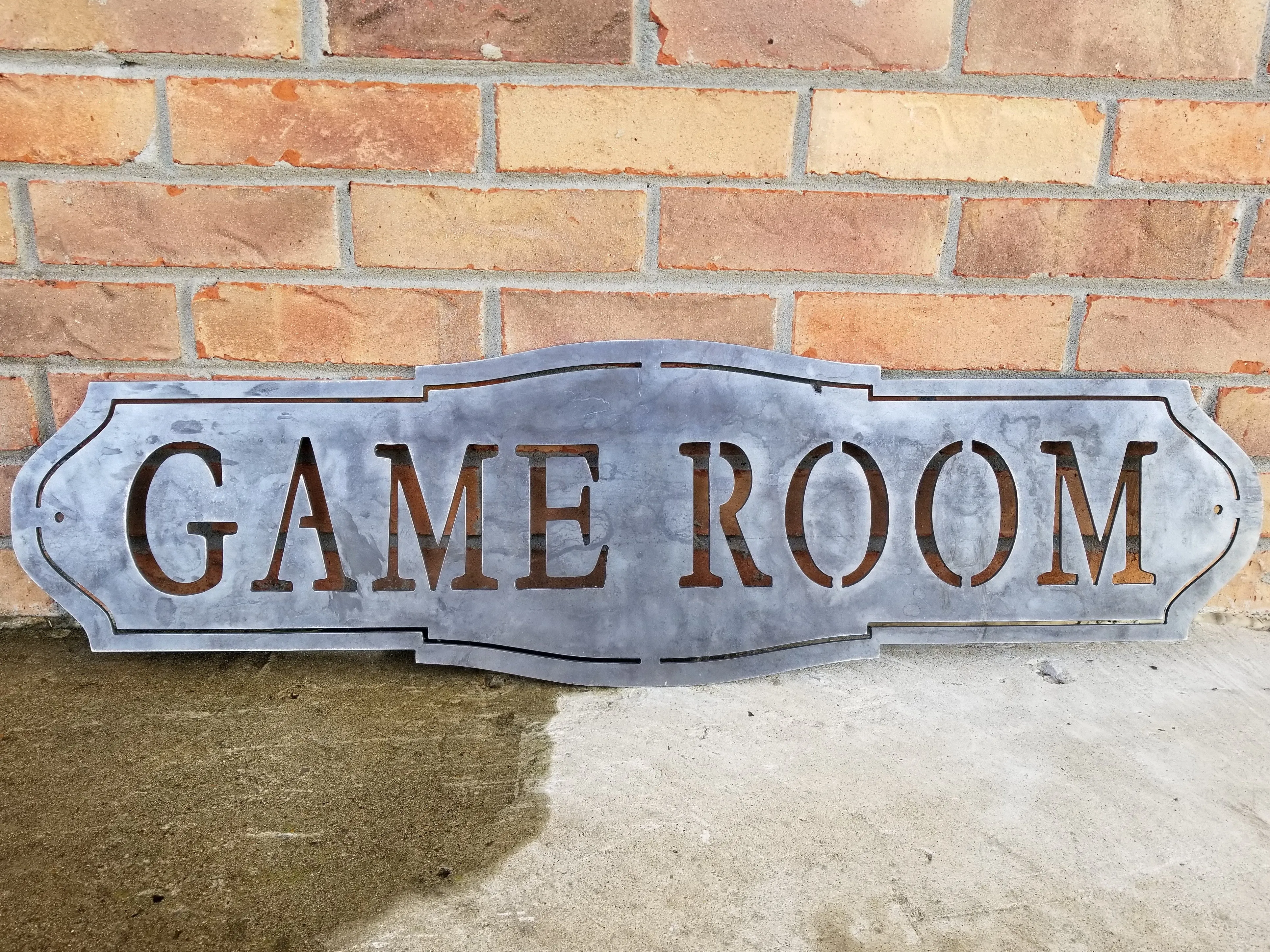 Classic Game Room Sign - Man Cave Decor - Game Room Wall Art