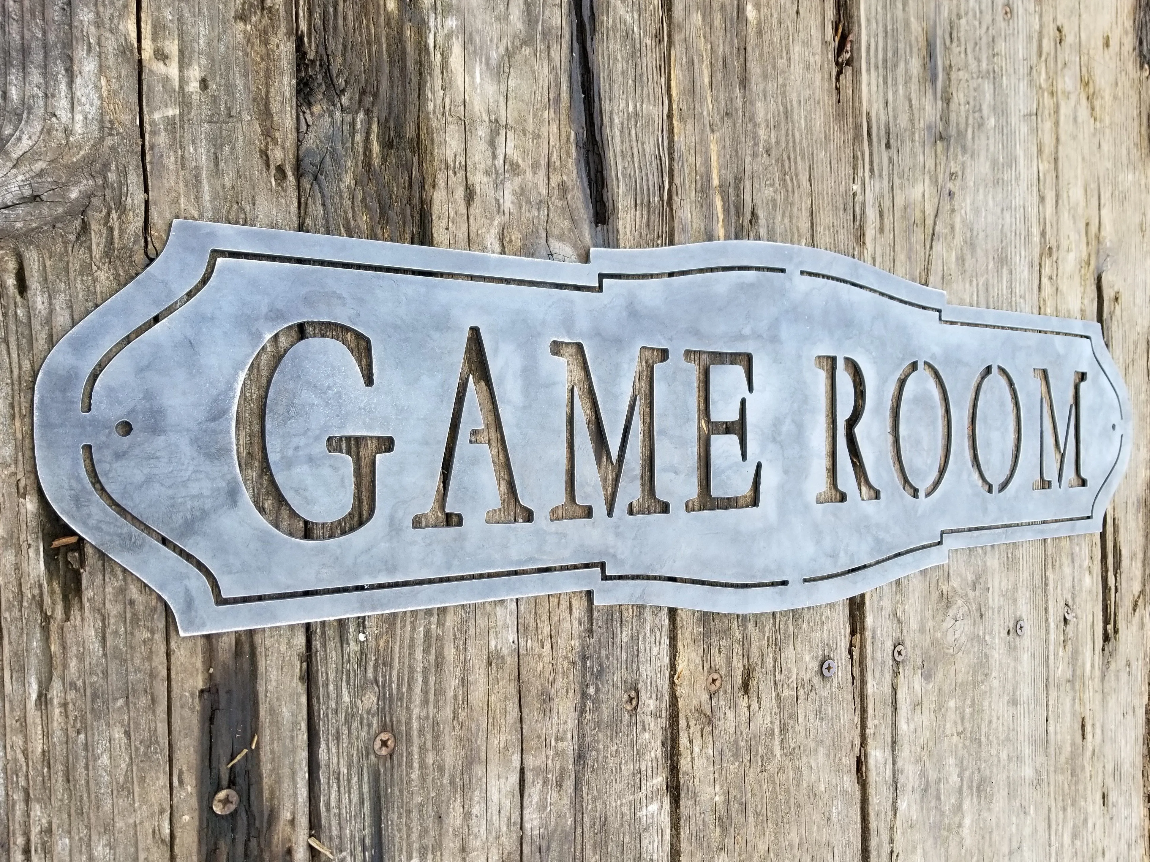 Classic Game Room Sign - Man Cave Decor - Game Room Wall Art