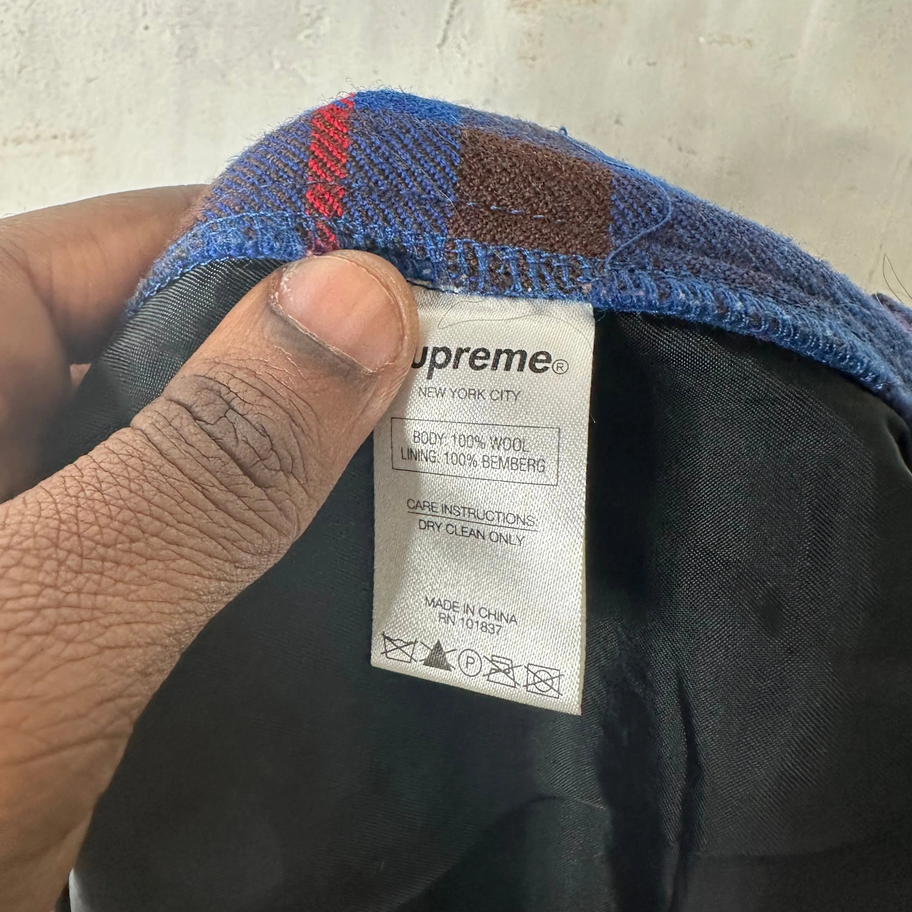 Comme Des Garçons x Supreme Plaid Wool Trousers