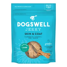 Dogswell Jerky GF Skin & Coat Lamb Treats 10 oz