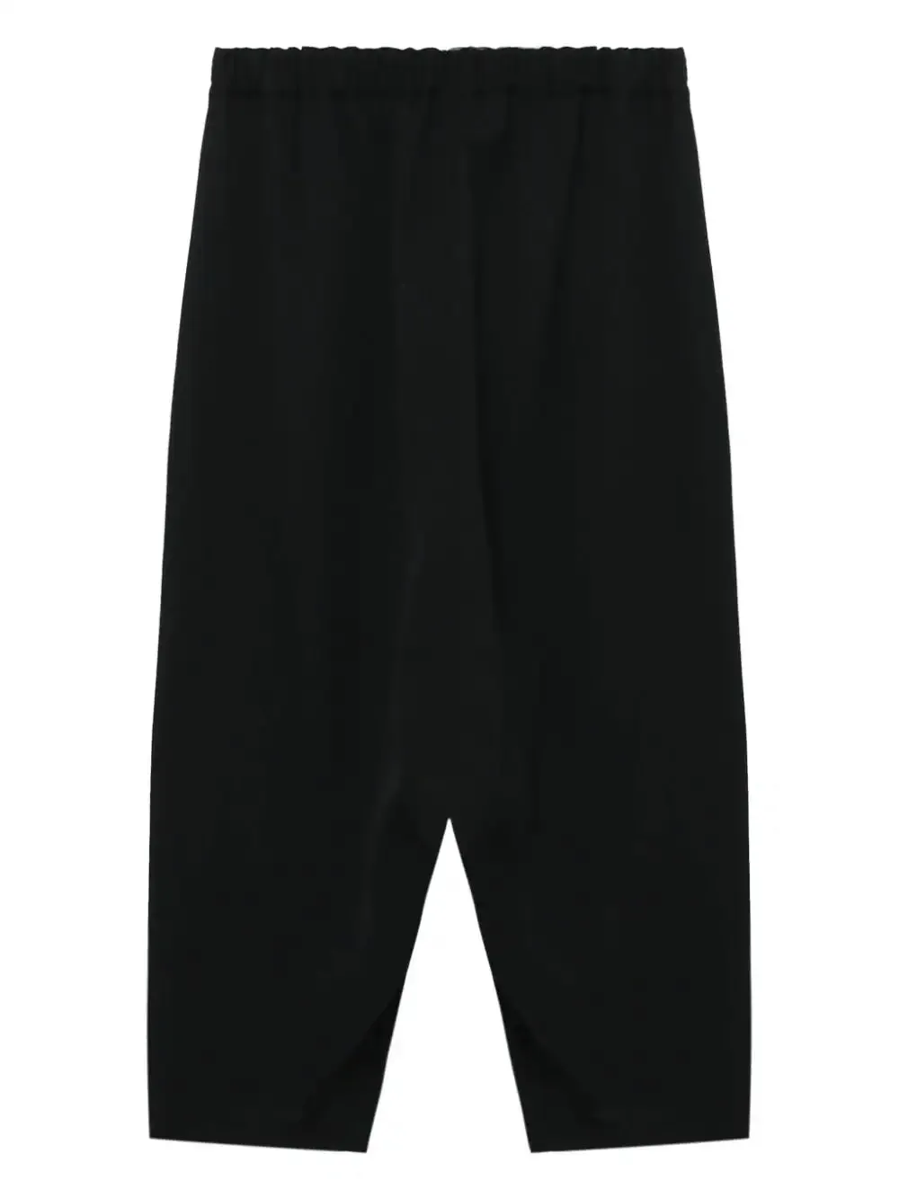 Elastic-Waist Wool Pants