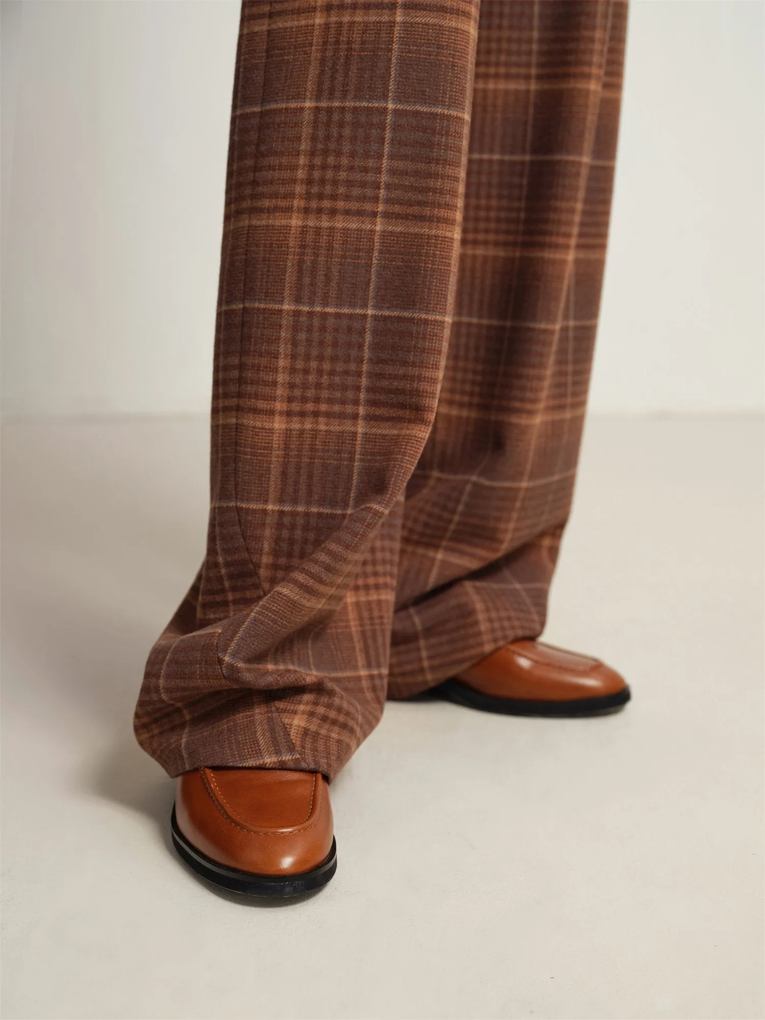 EP YAYING Yak Wool Suit Pants