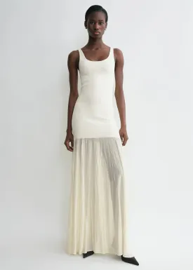 Evening tank dress macadamia