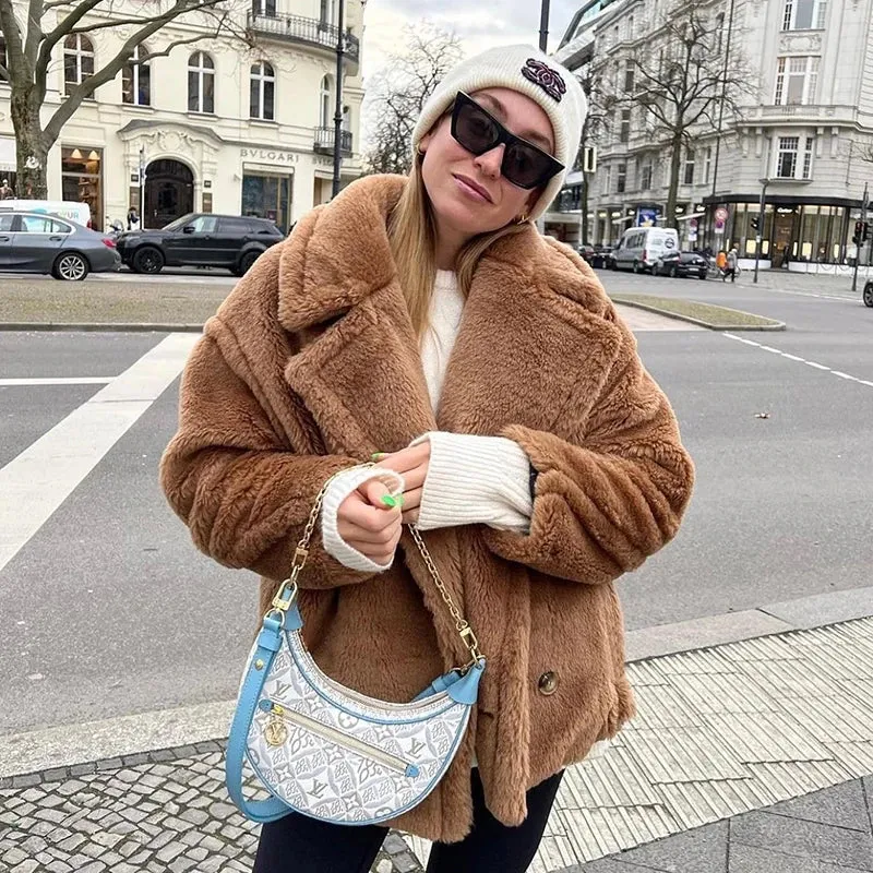 Faux Fur Stylish Teddy Coat