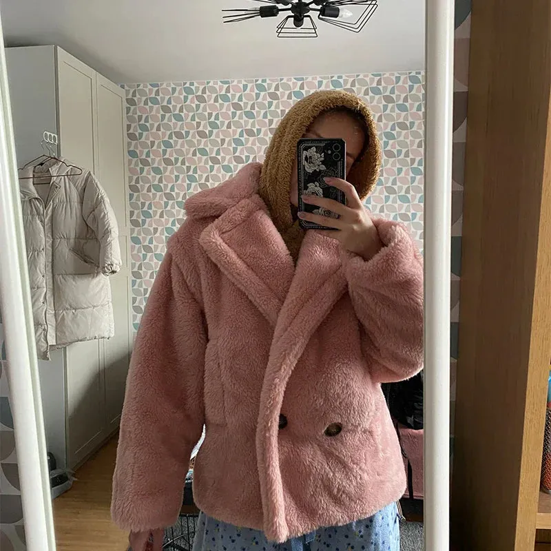 Faux Fur Stylish Teddy Coat