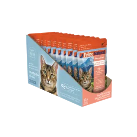 Feline Natural Lamb & King Salmon Feast Pouch Cat Food