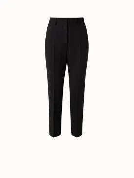 Flavin Wool Double Face Cropped Pant