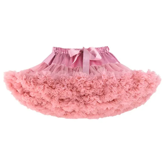 Fluffy Children Ballet Skirts For Party Dance Princess Girl