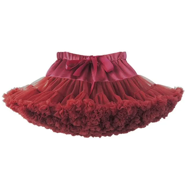 Fluffy Children Ballet Skirts For Party Dance Princess Girl