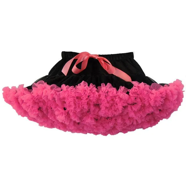 Fluffy Children Ballet Skirts For Party Dance Princess Girl