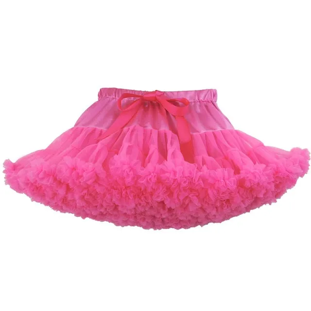 Fluffy Children Ballet Skirts For Party Dance Princess Girl