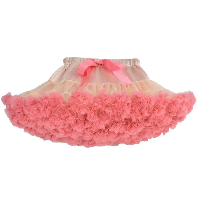 Fluffy Children Ballet Skirts For Party Dance Princess Girl