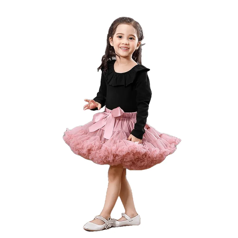 Fluffy Children Ballet Skirts For Party Dance Princess Girl