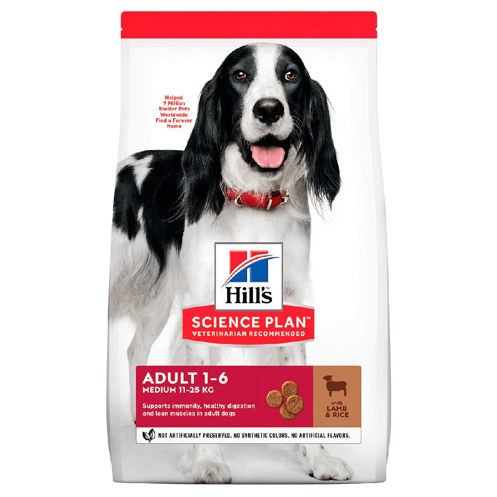 Hill's Adult 1-6 Medium Breed with Lamb & Rice