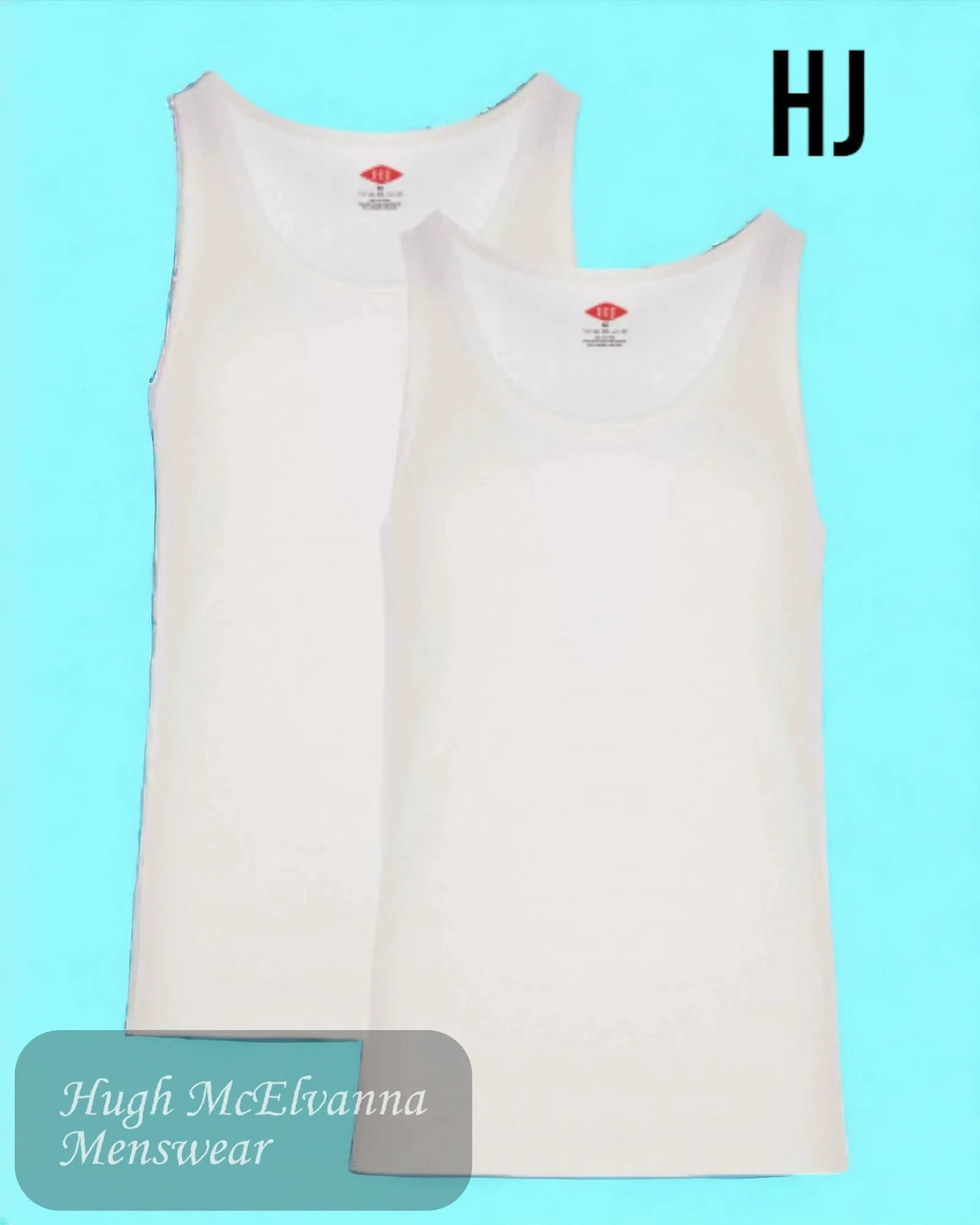 HJ (Twin Pack) Cotton Rich Thermal Vest