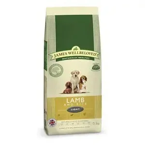 James Wellbeloved Dog Light Lamb & Rice - Various Sizes