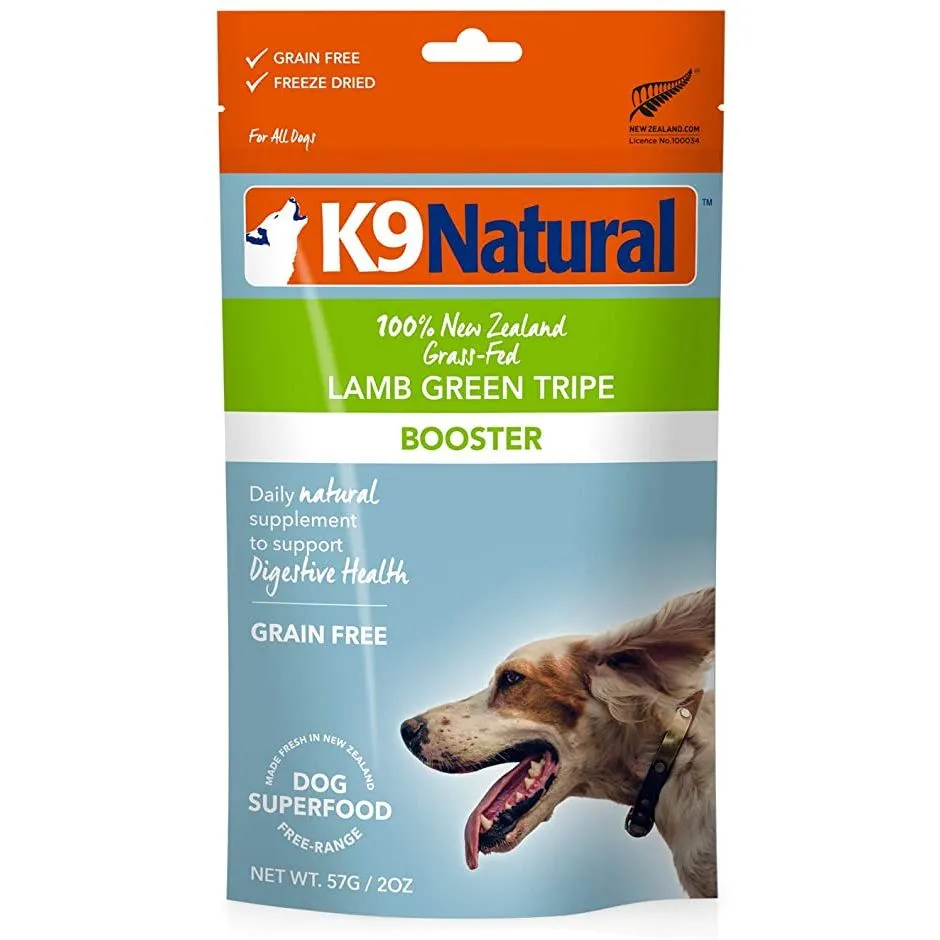 K9 Natural Lamb Tripe Freeze Dried Dog Food Topper 57g