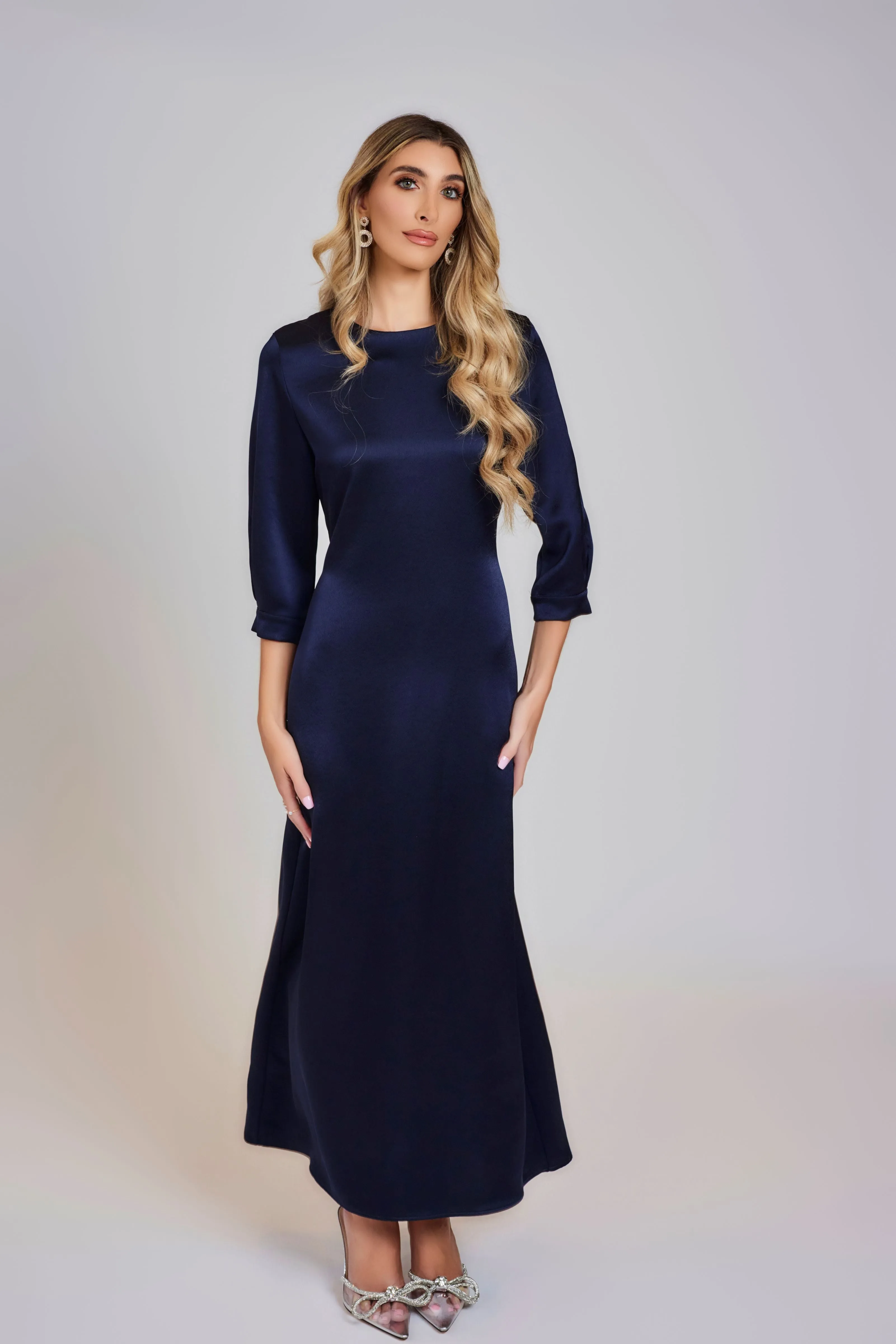 Kate Satin Evening Dress