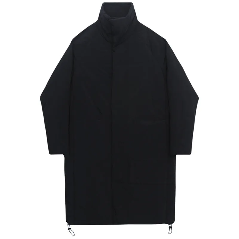 Knee Length Silhouette Cotton Coat