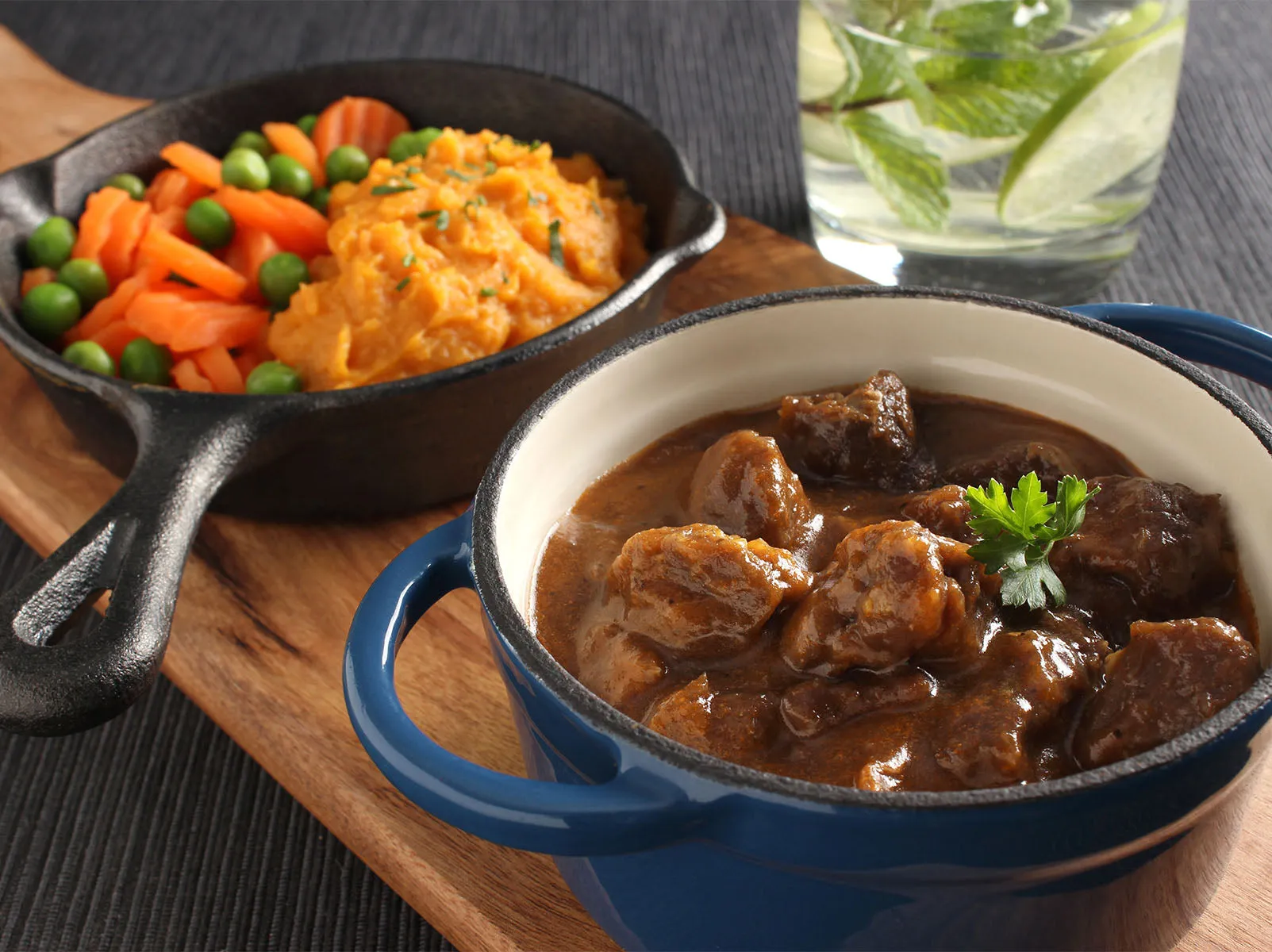 Lamb Casserole with Sweet Potato Mash and Veg - Large