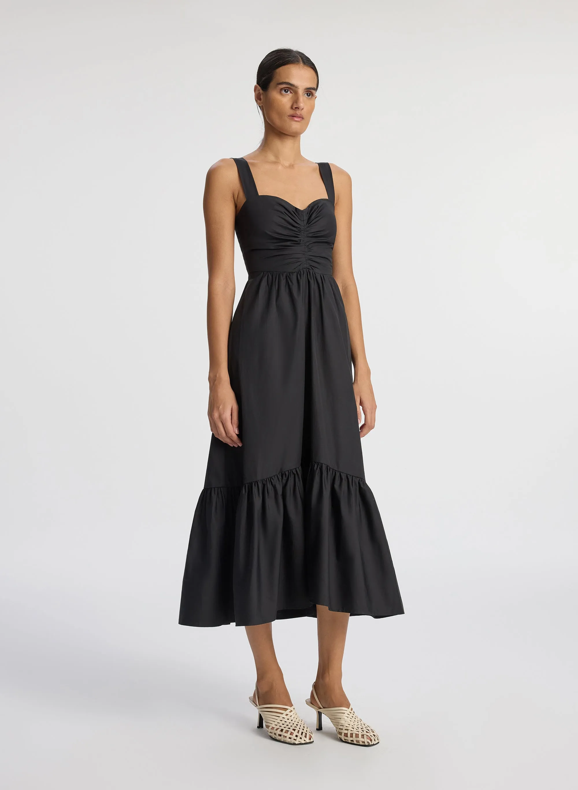 Lilah II Cotton Midi Dress