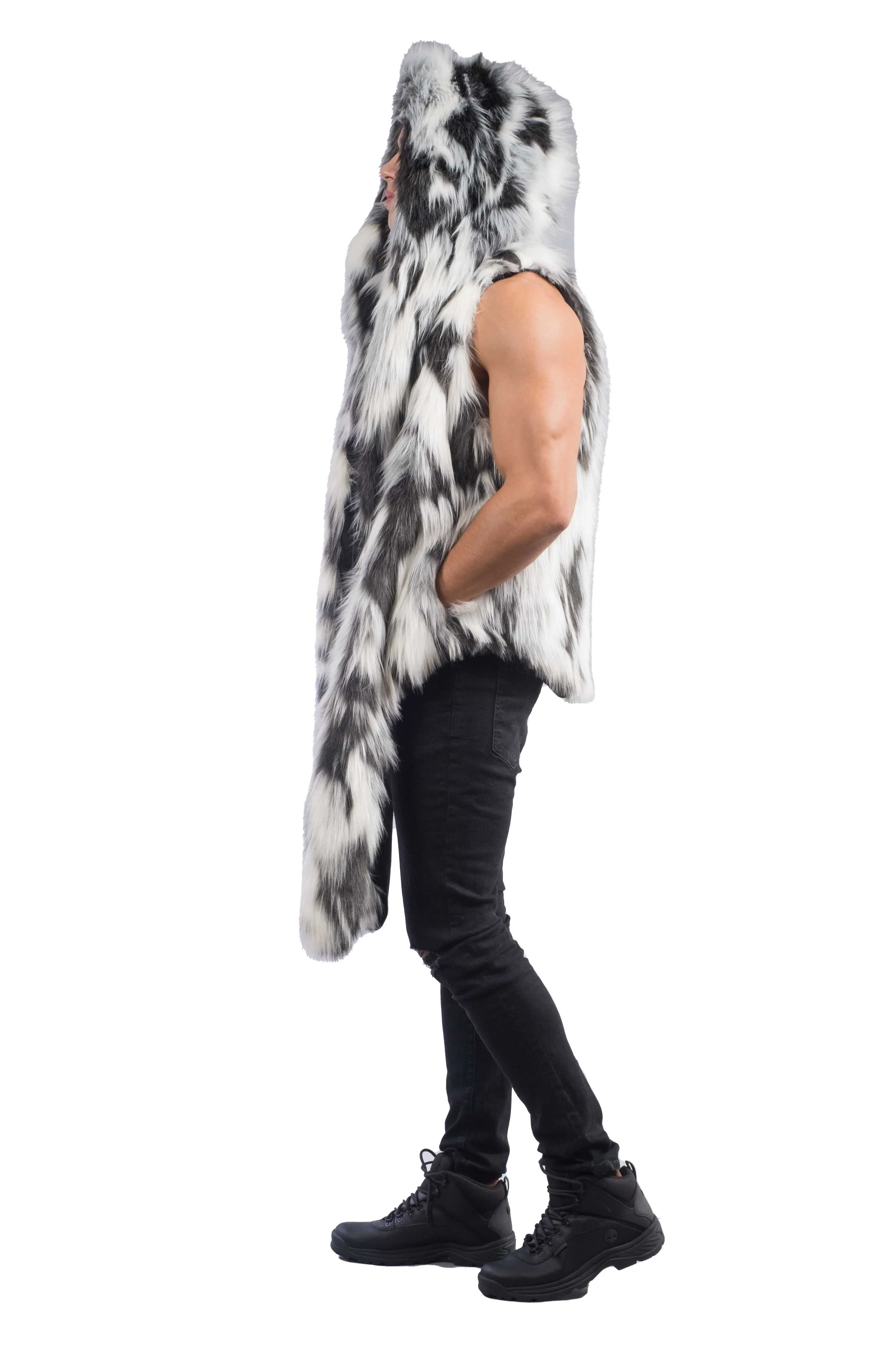 Men's Desert Warrior Vest in "Tibetan Wolf"