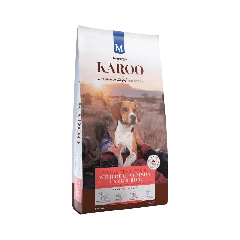 Montego Karoo Adult Venison & Lamb Dry Dog Food