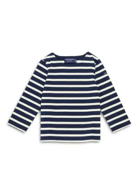 Méridien striped sailor shirt - in thick cotton (MARINE/ECRU)