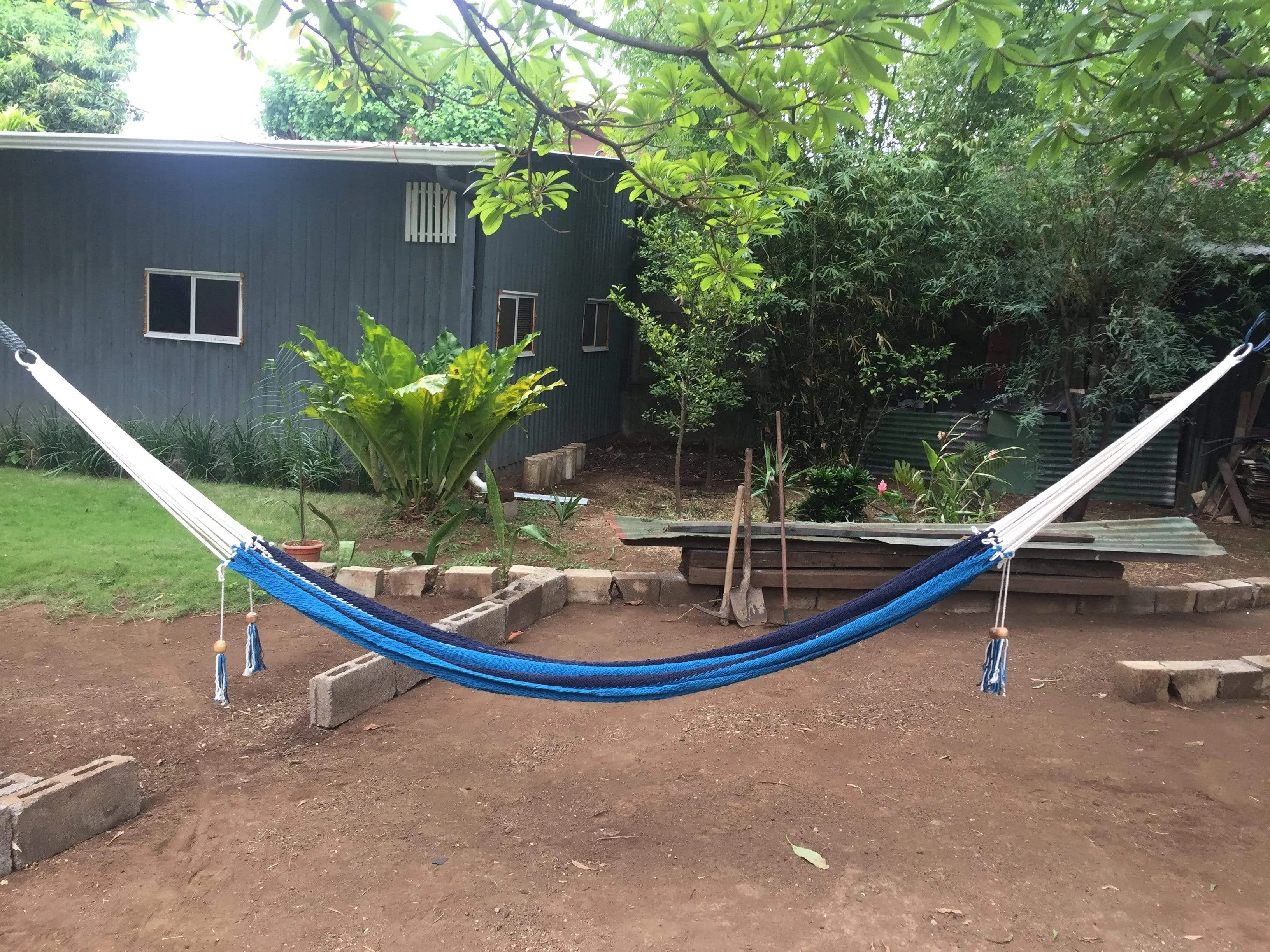 Nicaraguan Hammock with Eco-Friendly Bamboo Stand