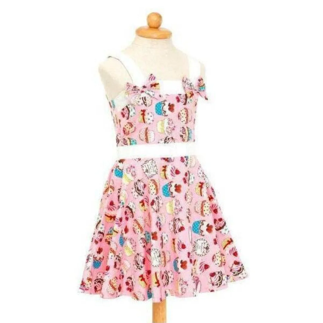 Pink Cupcakes Girl's Rockabilly Dresses