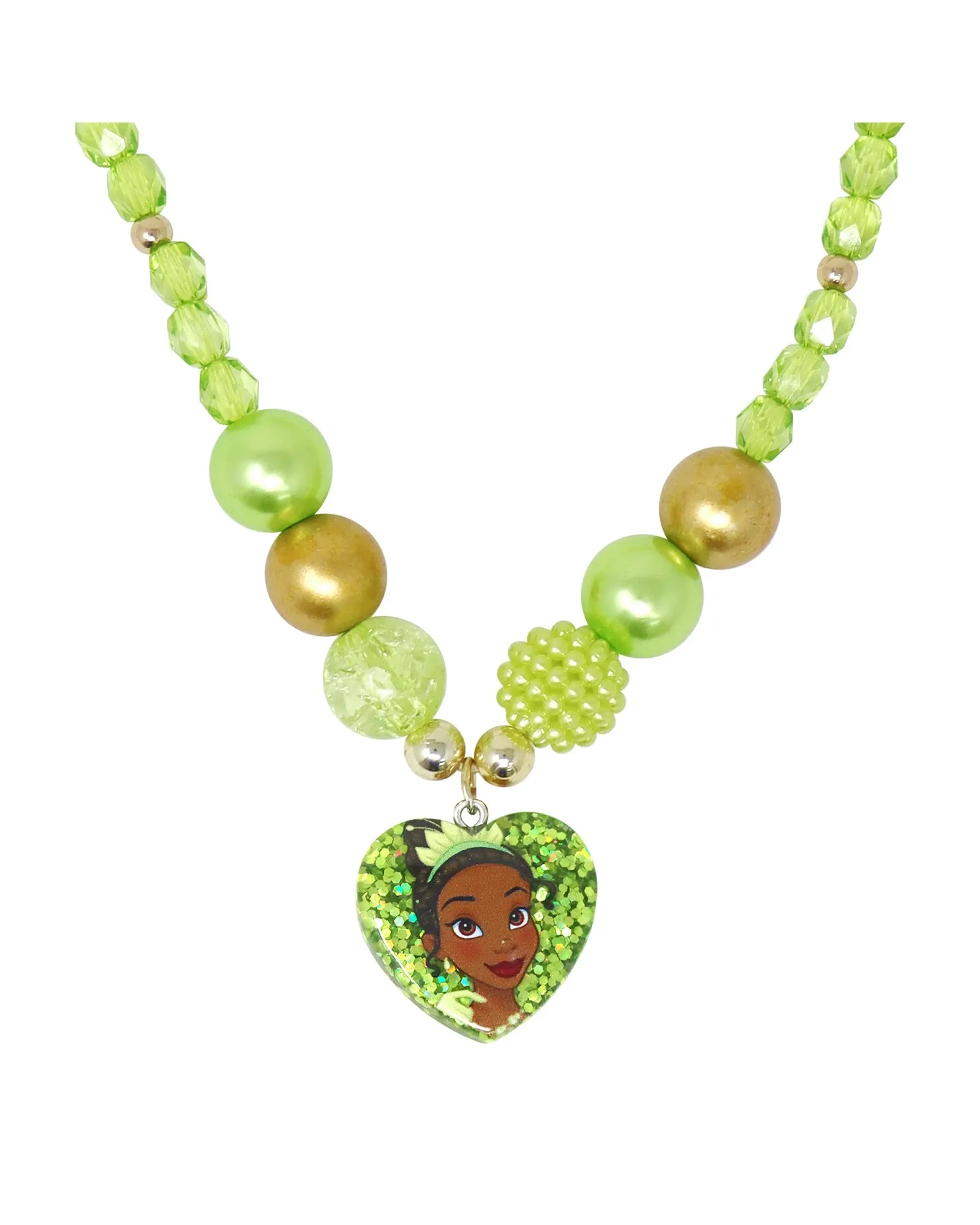 Pink Poppy Disney Tiana Necklace and Bracelet Set