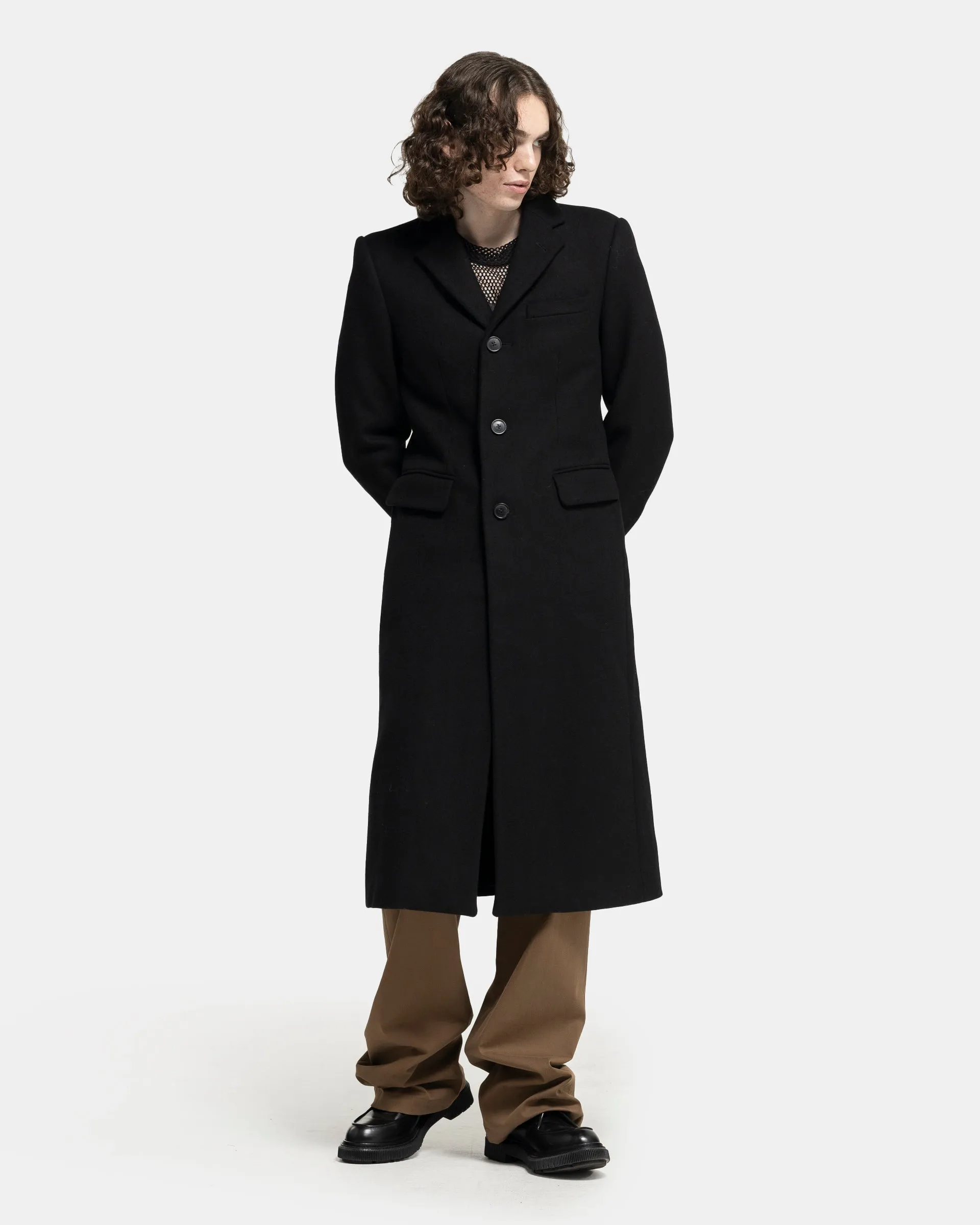 Reelan Short Coat in Black