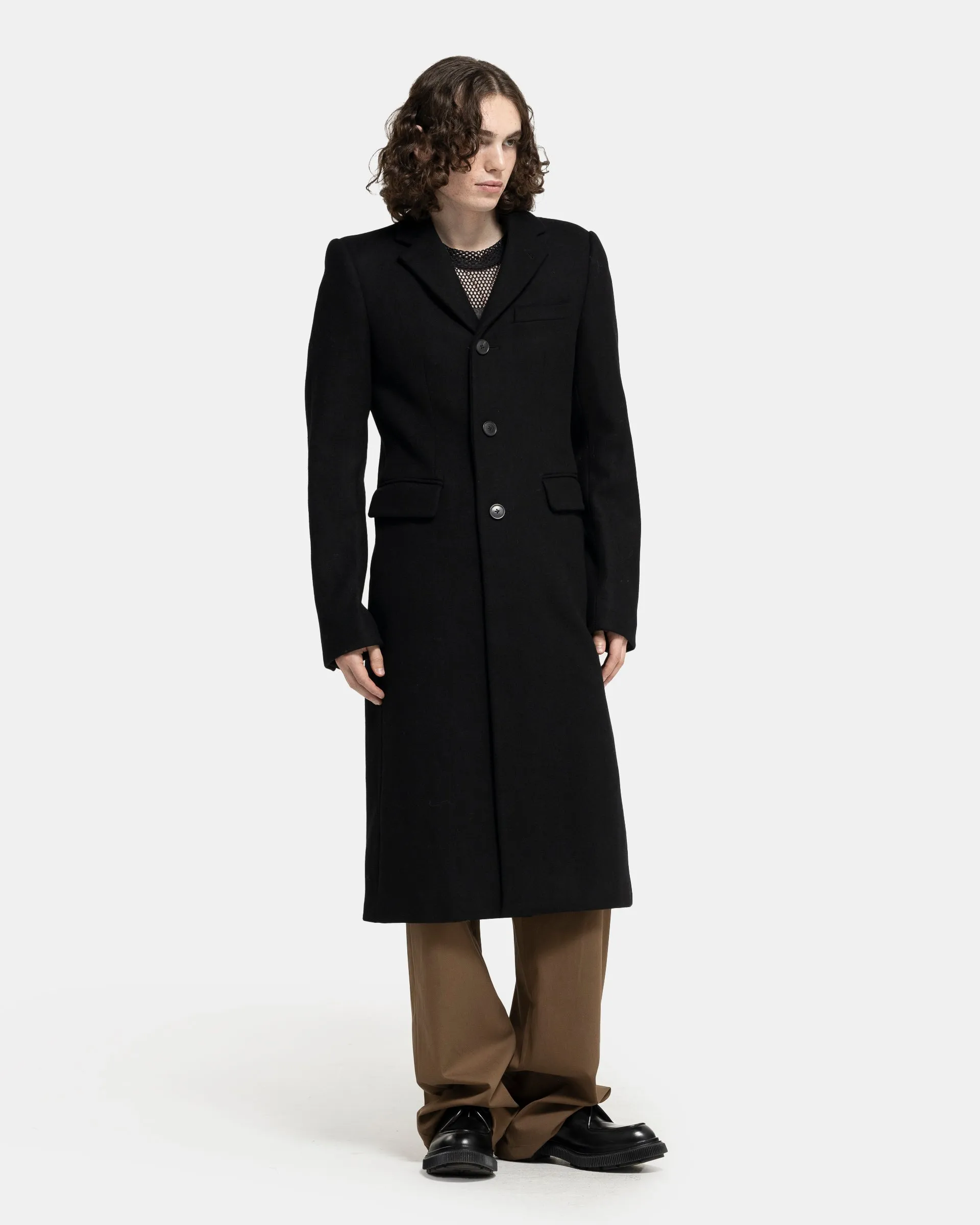 Reelan Short Coat in Black