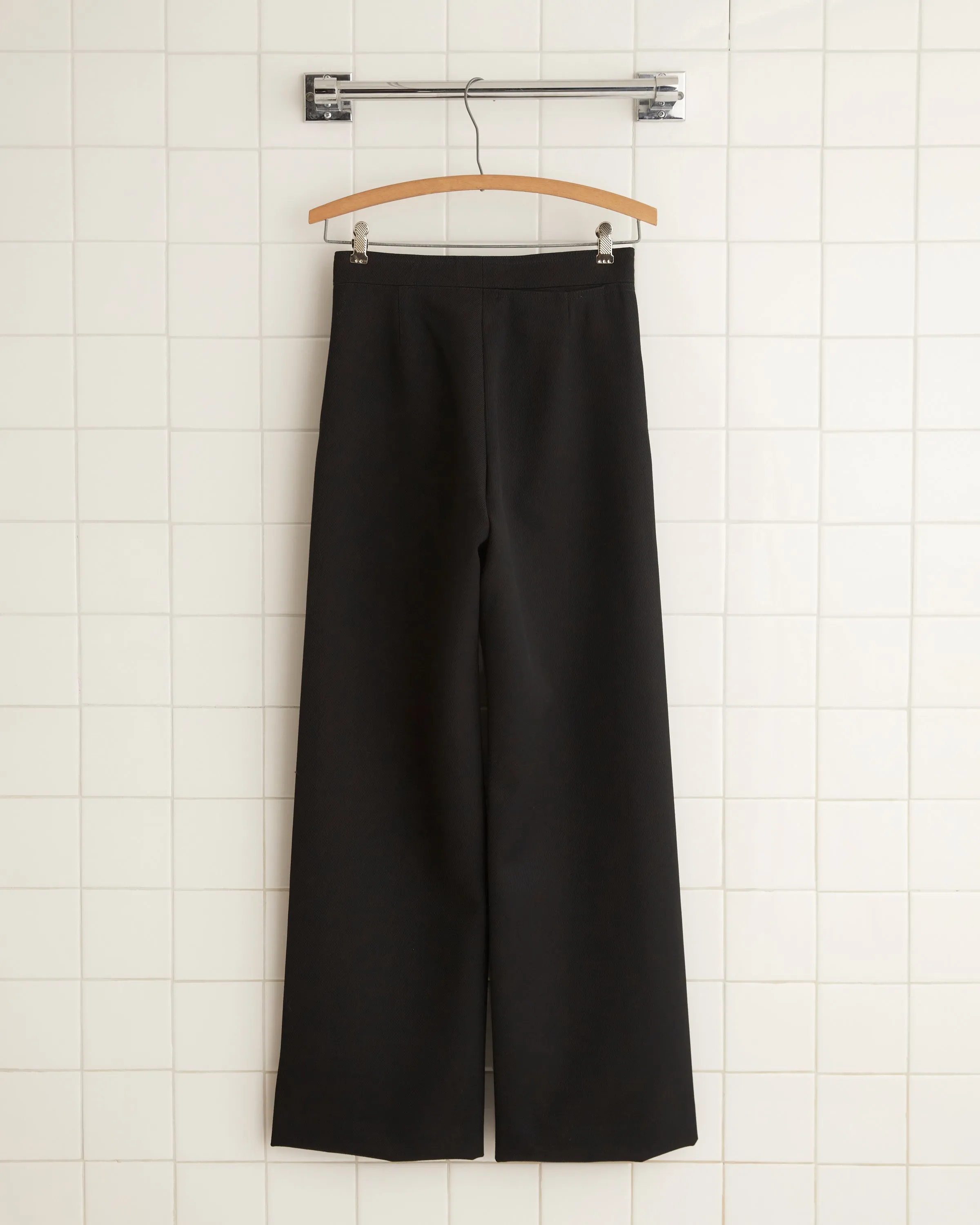 Riding Twill Sailor Trousers - Black