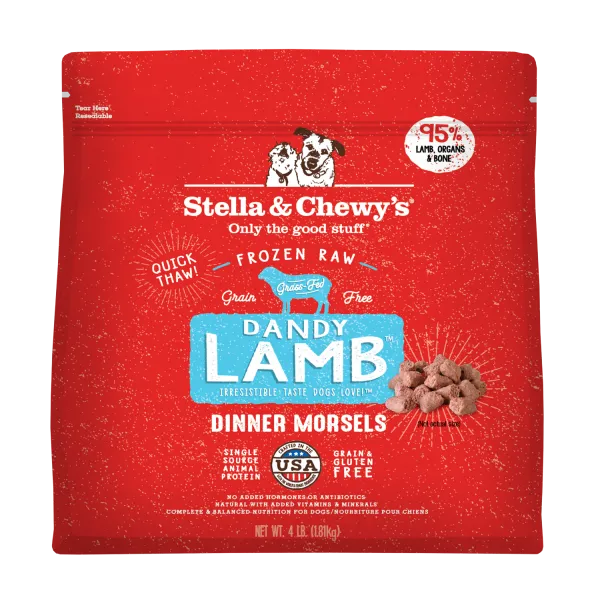 Stella's Dandy Lamb Morsels Frozen Dinner 4lb