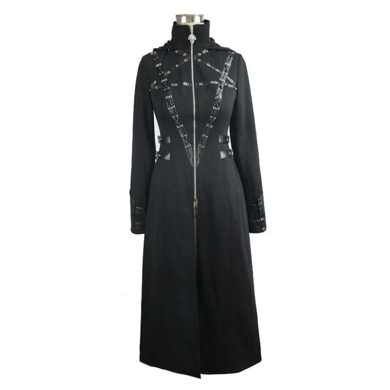 Women's Military Style Goth Coat